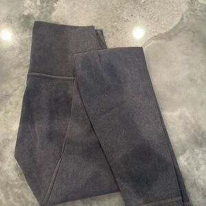 Lululemon grey washed leggings - barely worn